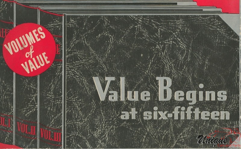 1936 Pontiac Value Brochure